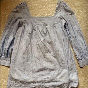 Striped Blue Women's Top